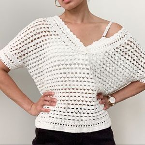 massimo dutti / crochet top